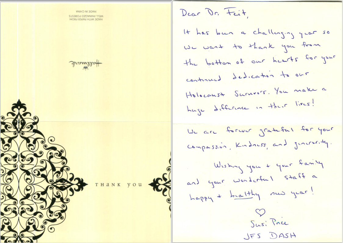 Letter from Susie Price